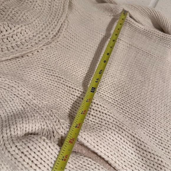 NWT Miracle Sweater M/L Cowl Neck Knit Cable Sweater - Picture 13 of 16